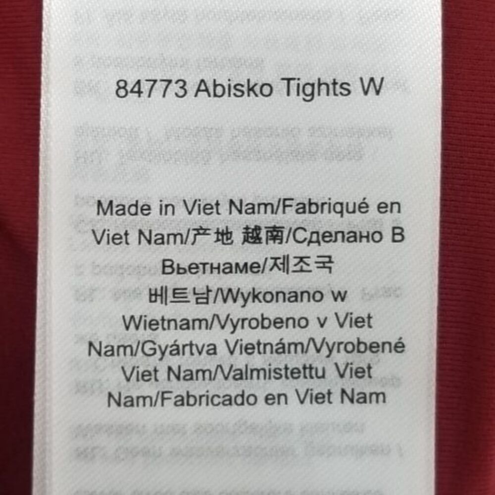 NWT Fjällräven Abisko Tights Womens Promegranate Red Size Small Next to Skin - Picture 5 of 7